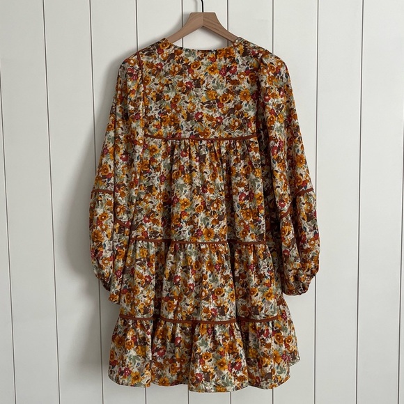 Kourt Floral Poplin Mini Dress - Picture 4 of 4